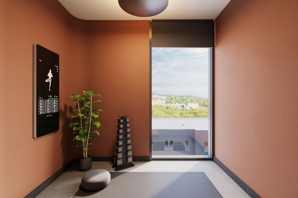 yoga studio at VERVE Fayetteville